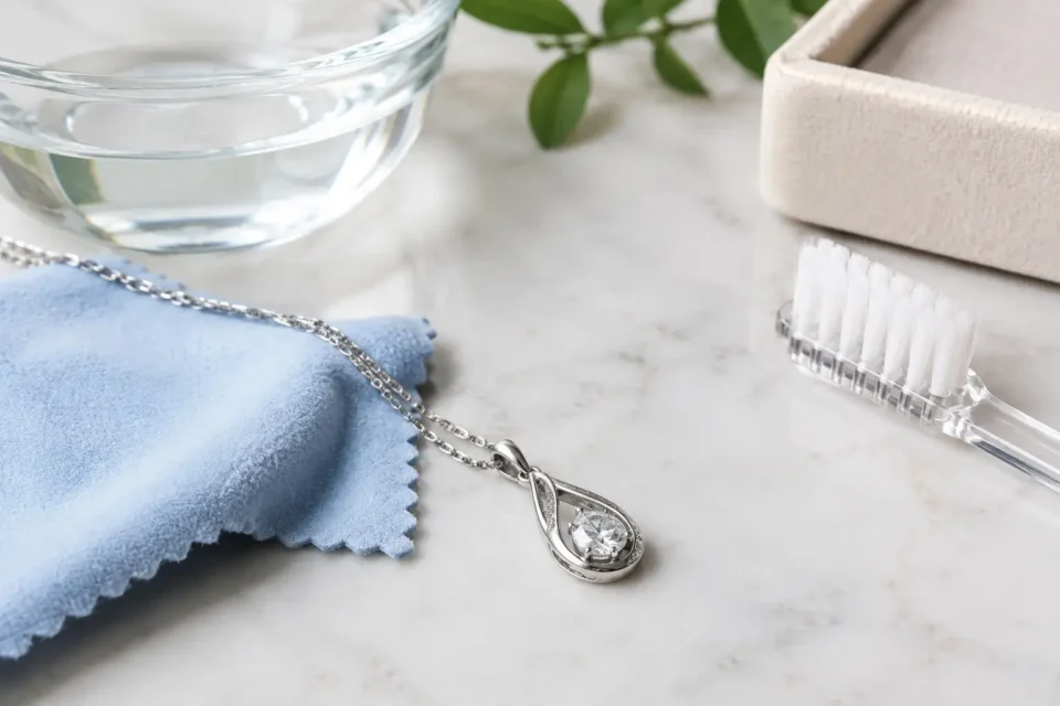 Почистване на сребърно колие без риск
